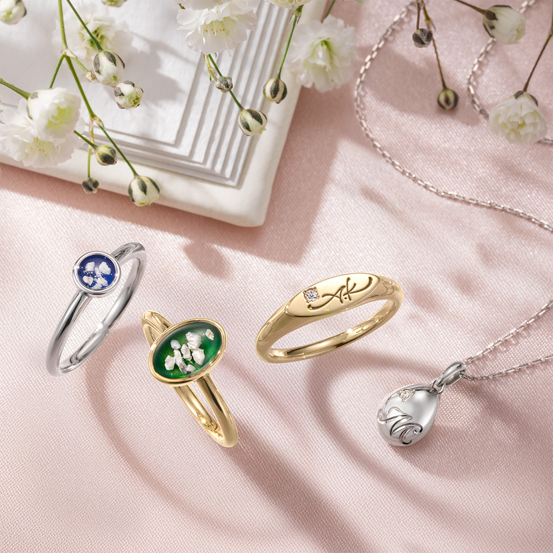 新作メモリアルリングを4種類発売します（3/13）