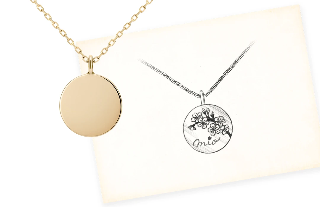 誕生花の桜をモチーフにして