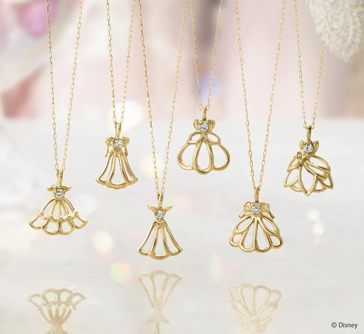 ディズニープリンセス新作ジュエリー